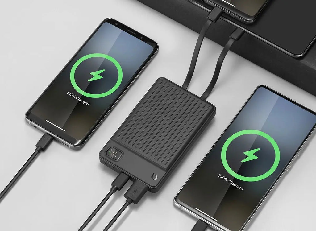 Powerbank med inbyggd USB-C- och Lightning-kabel
AnderssonPRB-I1000 - Powerbank Integrated Cables 10.000 mAh