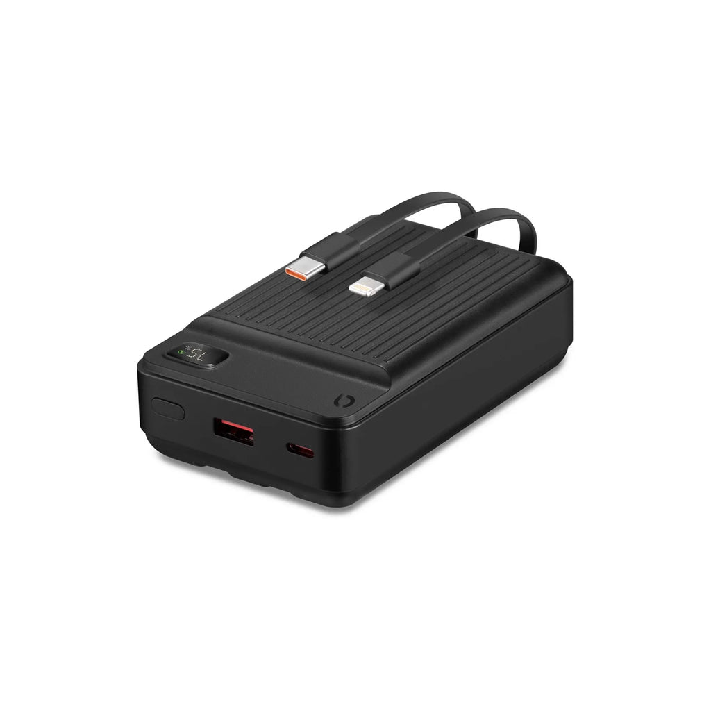 Powerbank med inbyggd USB-C- och Lightning-kabel
AnderssonPRB-I2000 - Powerbank Integrated Cables 20.000 mAh